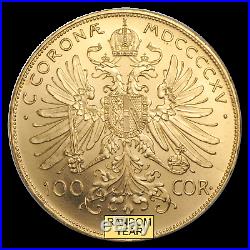 Austria Gold 100 Corona Coin BU Random Year (AGW 0.9802 oz) SKU #167645