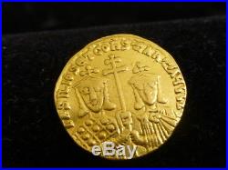Authentic Byzantine Empire Gold coin, Basil I, Constantinople AD 868-879