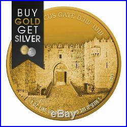BULLION COIN DAMASCUS GATE 1Oz. FINE GOLD. 9999 GATES OF JERUSALEM SERIES