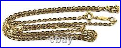 Balestra 18k Solid Yellow Gold Cable Chain 24 Necklace