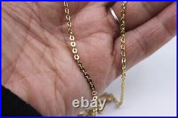 Balestra 18k Solid Yellow Gold Cable Chain 24 Necklace