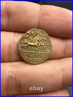 Beautiful ancient Roman Empire solid gold coin good for collection