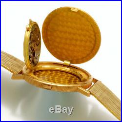 Bueche Girod Watch 18/22K U. S. $20 Gold Coin with 18K Gold Band 17 Jewel Movt