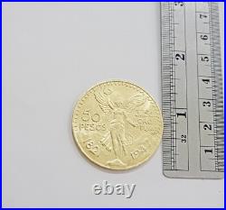 Centenario Coin Custom Solid Yellow 10k Gold 50 Pesos 1947 Mexico Mexican Coin Centenario Coin Custom Solid Yellow 10k Gold 50 Pesos 1947 Mexico Mexican Coin