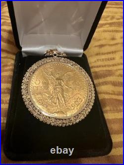 Centenario Mexican Real Gold 1923 SOLID REAL 22kt COIN ONLYNo pendent or chain Centenario Mexican Real Gold 1923 SOLID REAL 22kt COIN ONLYNo pendent or chain