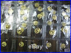 Ch/gem Bu 2015 1/20 Oz. Gold Chinese Panda Coin Sealed 1/20 Ounce