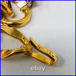 Chanel Gold Metal Double Chain Coin Belt Vintage 1607-100-22520