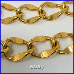 Chanel Gold Metal Double Chain Coin Belt Vintage 1607-100-22520