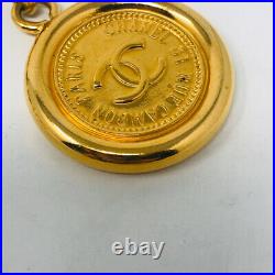 Chanel Gold Metal Double Chain Coin Belt Vintage 1607-100-22520