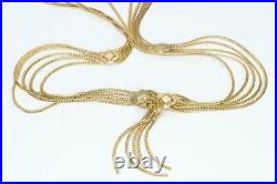 Christian Dior Multi Chain Tassel Waist Belt approx 26 length