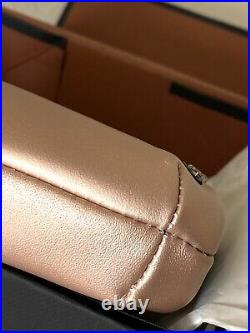 Coach 1941 Metallic Pink/gold Leather Tea Rose Kisslock Coin Purse 28693 Euc