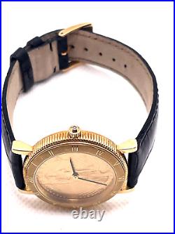 Coin Watch $25 Solid Gold Eagle Watch US Mint 1999 Millennium Limited Edition