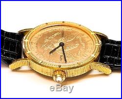 Corum 18K 1905 $5 Liberty Gold Coin Wrist Watch RUNS GREAT