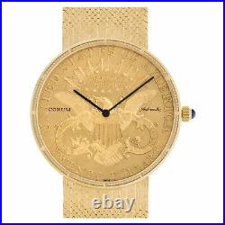 Corum $20 Coin 1904 18k Gold dial 35mm Automatic watch