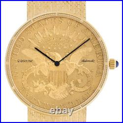 Corum $20 Coin 1904 18k Gold dial 35mm Automatic watch