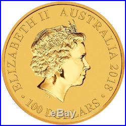 Daily Deal 2018-P Australia 1 oz Gold Bird of Paradise $100 Coin GEM BU SKU53603