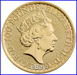 Daily Deal 2019 Great Britain 1 oz. Gold Britannia £100 Coin GEM BU SKU55873