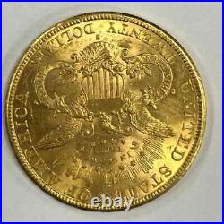Extremely rare and fine 1895 20 dollar gold coin 1 TROY OZ