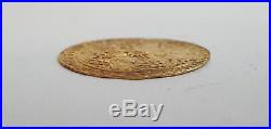 France Medieval Rare Gold French Coin Of The Middle Ages 1364-1380 Charles V