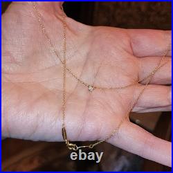 GORGEOUS AUTHENTIC TIFFANY 750 18k SOLID GOLD DIAMOND BY THE YARD NECKLACE $1125 GORGEOUS AUTHENTIC TIFFANY 750 18k SOLID GOLD DIAMOND BY THE YARD NECKLACE $1125