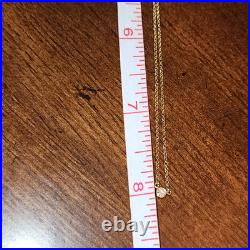 GORGEOUS AUTHENTIC TIFFANY 750 18k SOLID GOLD DIAMOND BY THE YARD NECKLACE $1125 GORGEOUS AUTHENTIC TIFFANY 750 18k SOLID GOLD DIAMOND BY THE YARD NECKLACE $1125
