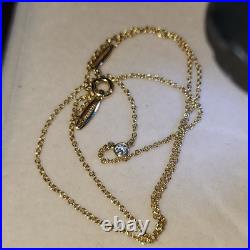GORGEOUS AUTHENTIC TIFFANY 750 18k SOLID GOLD DIAMOND BY THE YARD NECKLACE $1125 GORGEOUS AUTHENTIC TIFFANY 750 18k SOLID GOLD DIAMOND BY THE YARD NECKLACE $1125