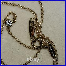 GORGEOUS AUTHENTIC TIFFANY 750 18k SOLID GOLD DIAMOND BY THE YARD NECKLACE $1125 GORGEOUS AUTHENTIC TIFFANY 750 18k SOLID GOLD DIAMOND BY THE YARD NECKLACE $1125