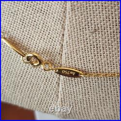 GORGEOUS AUTHENTIC TIFFANY 750 18k SOLID GOLD DIAMOND BY THE YARD NECKLACE $1125 GORGEOUS AUTHENTIC TIFFANY 750 18k SOLID GOLD DIAMOND BY THE YARD NECKLACE $1125