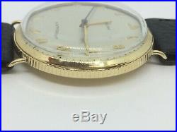 Gents 1966 Rolex precision 9ct solid gold with coin edge case (TAKE A L@@K)