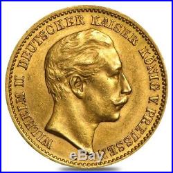 Germany Prussia 10 Marks Gold Coin (1872-1913, Random Year)