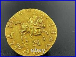 Gold Coin Indo-Greek, Menander I (c. 155-130 BC)