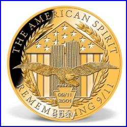 Gold Coin Liberty Remembering 9/11 Commemorative. 5 gram, 14k solid gold