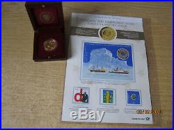 Gold coin germany eagle 200 Euro European Monetary Union 2002 mint D Munich