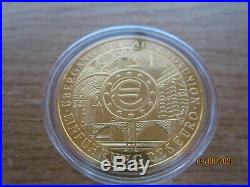 Gold coin germany eagle 200 Euro European Monetary Union 2002 mint D Munich