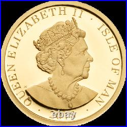 Golden Angel 2018 Goldmünze Isle of Man 0,5 g 999 Le Grand Mint-Shop Gold coin
