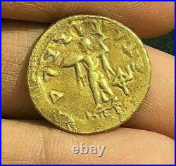 Greece Alexander Nike standing l. Holding wreath Genuine Solid GOLD 22k coin
