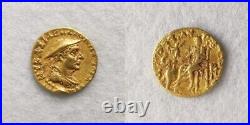 Indo Greek Bactrian Gold Coin 1.8 gm Old Antique Solid Gold High Carat #658