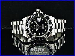 Invicta Men Coin Edge Submariner Pro Diver Automatic NH35 Blk Dial SS Watch