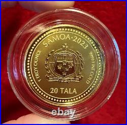 JESUS 1 OZ. 9999 SOLID GOLD COIN COLOR ONLY 100 Mintage MG