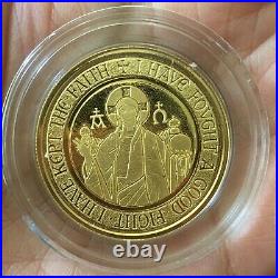 JESUS SCRIPTURE 1 OZ 9999 Fine Solid GOLD COIN ONLY 500 EASTER GIFT