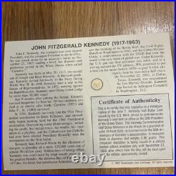 JFK SOLID 14-Karat Gold Memorial Half Dollar! YOU ALSO GET ALL IN PICS READ DISC JFK SOLID 14-Karat Gold Memorial Half Dollar! YOU ALSO GET ALL IN PICS READ DISC