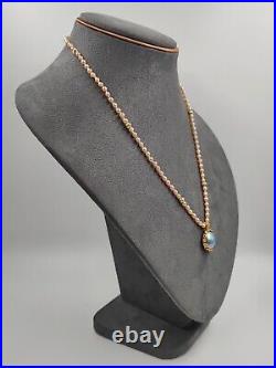 Large Mabe Pearl Stamped 18CT Solid Gold Metal Base & Clasp With Diamonds