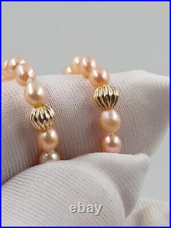 Large Mabe Pearl Stamped 18CT Solid Gold Metal Base & Clasp With Diamonds