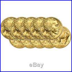 Lot of 10 Gold 2019 American buffalo 1 Troy oz Bullion $50 US Mint Coins