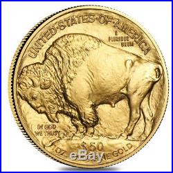 Lot of 2 1 oz Gold American Buffalo $50 Coin BU (Random Year)