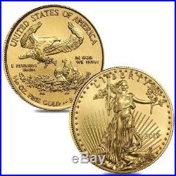 Lot of 2 2019 1/10 oz Gold American Eagle $5 Coin BU