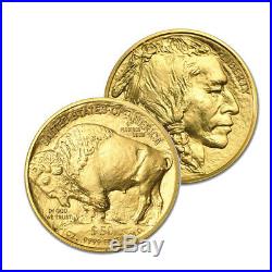 Lot of 2 Gold 2019 American buffalo 1 Troy oz Bullion $50 US Mint Coins