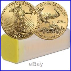 Lot of 40 2019 1/2 oz Gold American Eagle $25 Coin BU In US Mint Tube