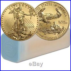 Lot of 40 2019 1/4 oz Gold American Eagle $10 Coin BU In US Mint Tube