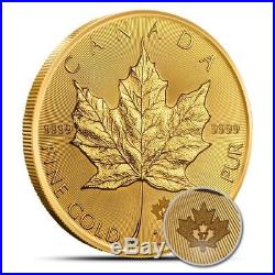 Lot of 5 2017 1 oz Gold Canadian Maple Leaf Coin. 9999 Gem Uncirculated (BU)